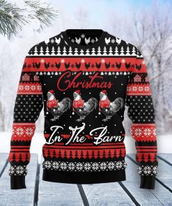 Chicken Farm Christmas Ugly Sweatshirt, Sweater