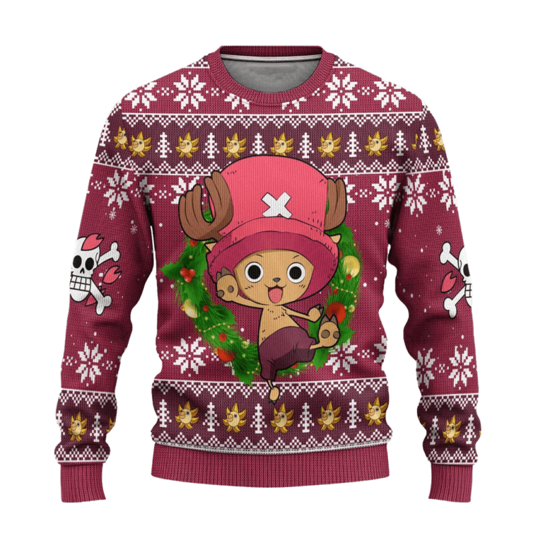 Chopper One Piece Anime Ugly Christmas Sweatshirt Xmas Gift