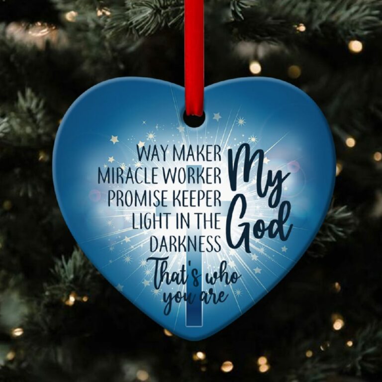 Christian Heart Ornament My God That?s Who You Are
