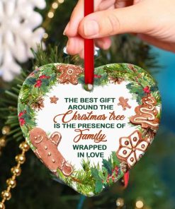 Christian Heart Ornament The Best Gift For Christmas Is Family’s Love Christian Heart Ornament The Best Gift For Christmas Is Family’s Love