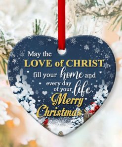 christmas blessing heart ornament the love of jesus 1 0XPOU