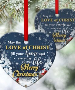 Christmas Blessing Heart Ornament The Love Of Jesus Christmas Blessing Heart Ornament The Love Of Jesus