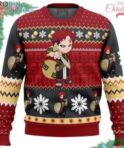 christmas gaara naruto ugly christmas sweater 210 r5kCk