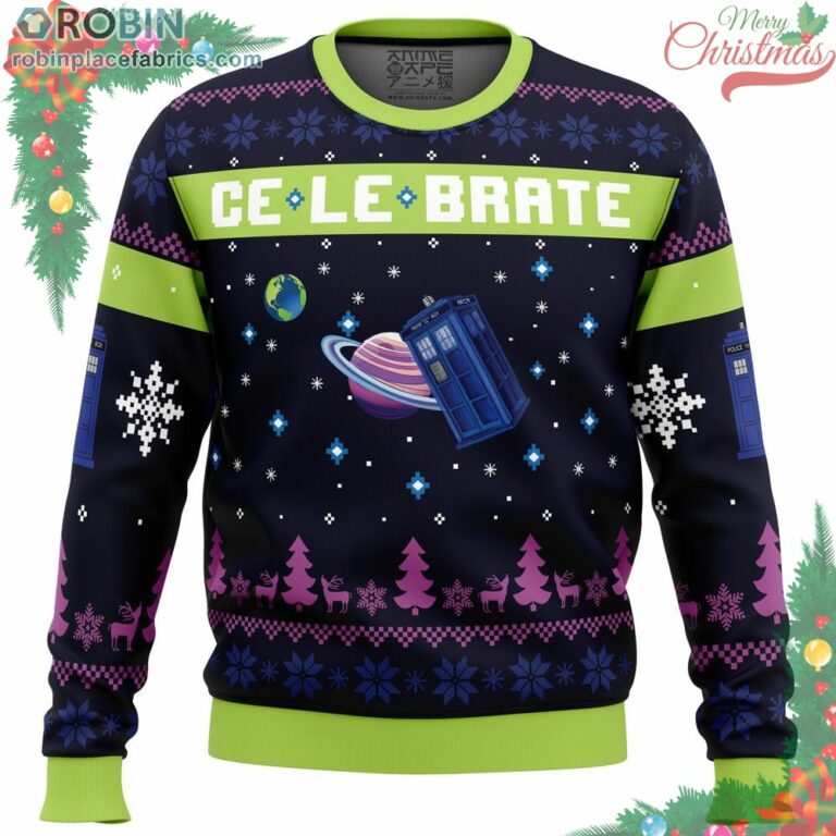 Christmas In Gallifrey Doctor Who Ugly Christmas Sweater