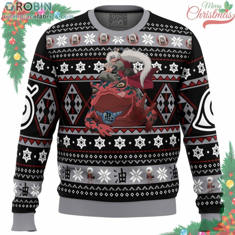 Christmas Jiraiya Naruto Ugly Christmas Sweater
