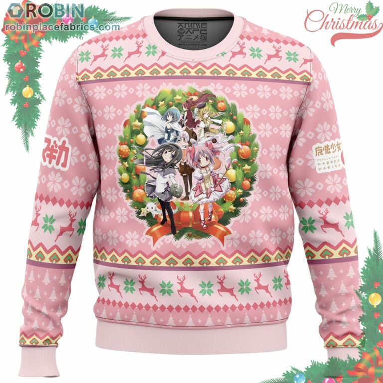 Christmas Magic Puella Magi Madoka Magica Ugly Christmas Sweater