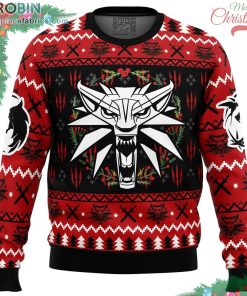 christmas monster the witcher ugly christmas sweater 203 sE22L