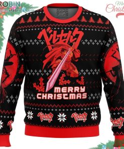 christmas red guts berzerk ugly christmas sweater 201 Fz8cP