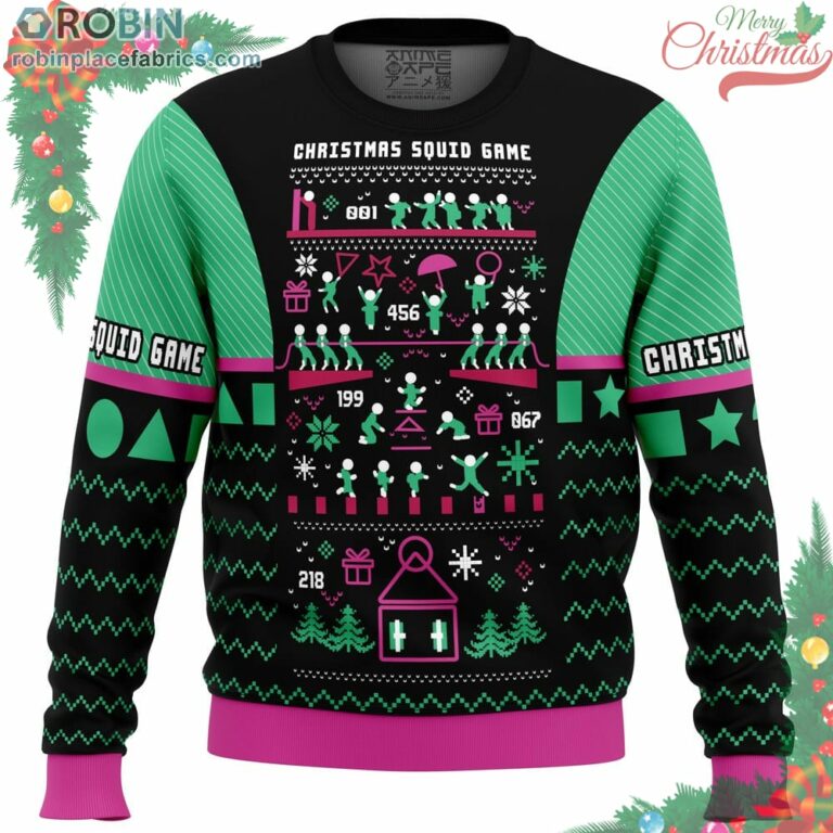 Christmas Squid Game Ugly Christmas Sweater