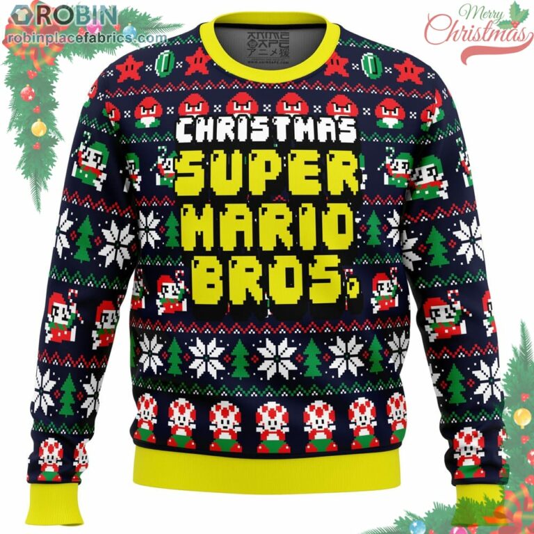 Christmas Super Mario Bros. Ugly Christmas Sweater