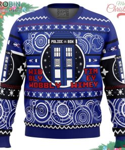 christmas through time and space doctor who ugly christmas sweater 196 4mZis