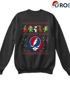 Christmas With The Dead Jingle Bears Grateful Dead Ugly Sweatshirt