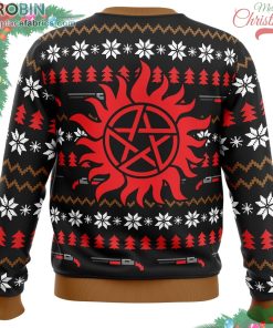 Christmas With The Winchesters Supernatural Ugly Christmas Sweater