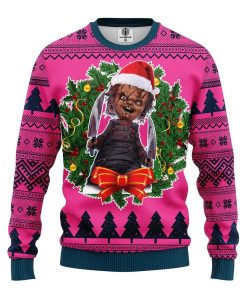 chucky doll ugly christmas sweater 1 huOQp