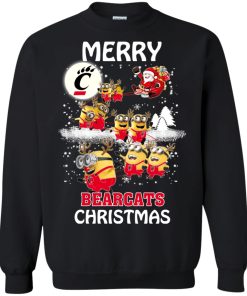 cincinnati bearcats minion ugly christmas sweater 3 mbkr1