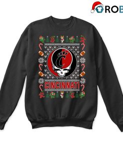 Cincinnati Bearcats X Grateful Dead Christmas Ugly Sweatshirt