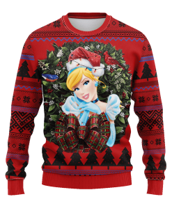 cinderela princess noel mc ugly christmas sweater 1 FH4gS
