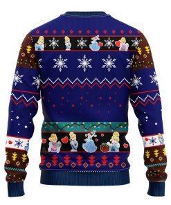 Cinderella Ugly Christmas Sweater Blue Cinderella Ugly Christmas Sweater Blue
