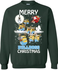 citadel bulldogs minion ugly christmas sweater 4 pytAT
