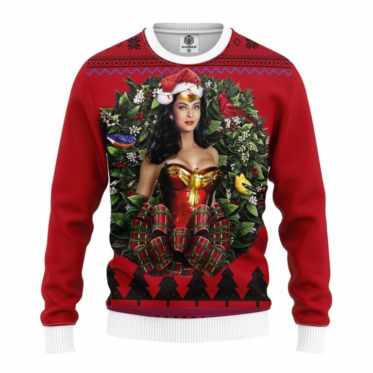Classic Wonder Woman Noel Mc Ugly Christmas Sweater
