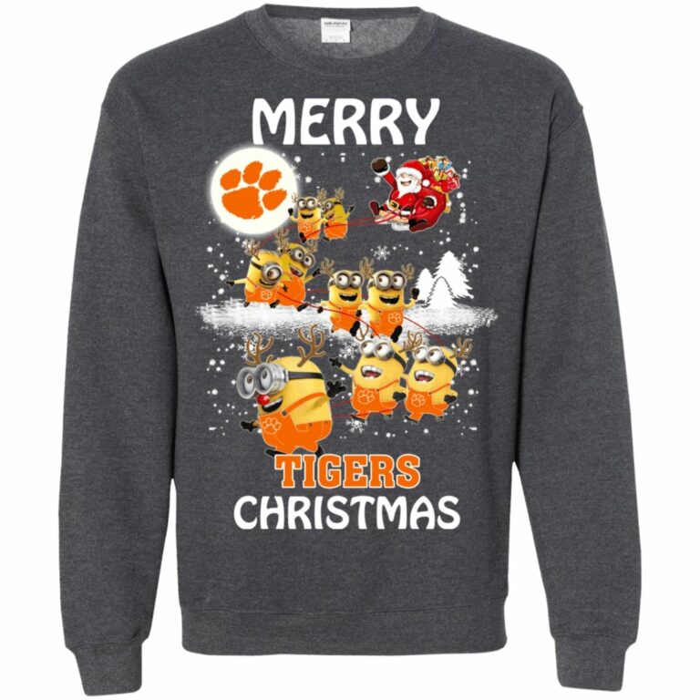 Clemson Tigers Minion Ugly Christmas Sweater