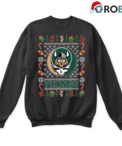 Cleveland State Vikings X Grateful Dead Christmas Ugly Sweatshirt