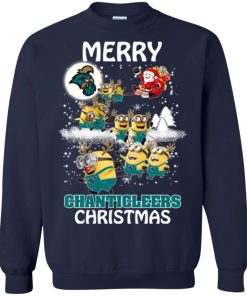 Coastal Carolina Chanticleers Minion Ugly Christmas Sweatshirt