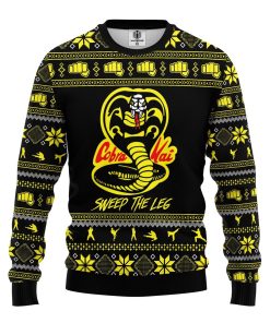 cobra kai ugly christmas sweater 1 E6B9D