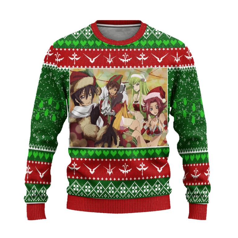 Code Geass Anime Ugly Christmas Sweatshirt Custom Xmas Gift