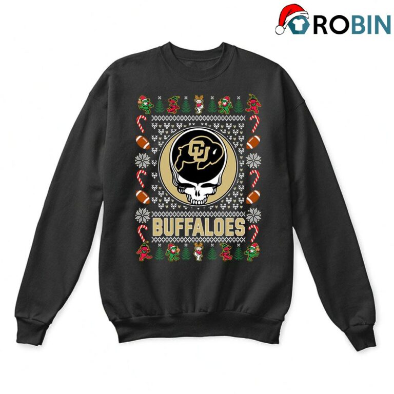Colorado Buffaloes X Grateful Dead Ugly Christmas Sweatshirt