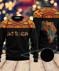 Colorful Africa Christmas Ugly Sweatshirt, Sweater