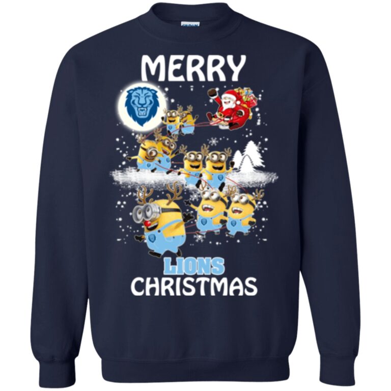Columbia Lions Minion Ugly Christmas Sweater