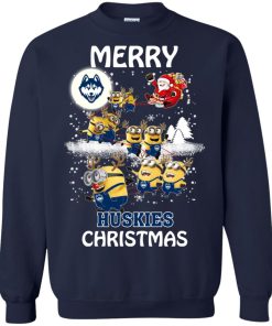 connecticut huskies minion ugly christmas sweater 1 Ya7V9