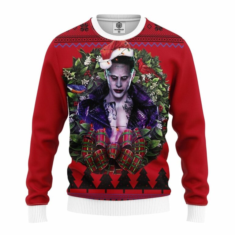Cool Joker Noel Mc Ugly Christmas Sweatshirt Ugly Christmas Sweatshirt