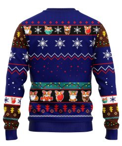 Corgi Cute Noel Mc Ugly Christmas Blue