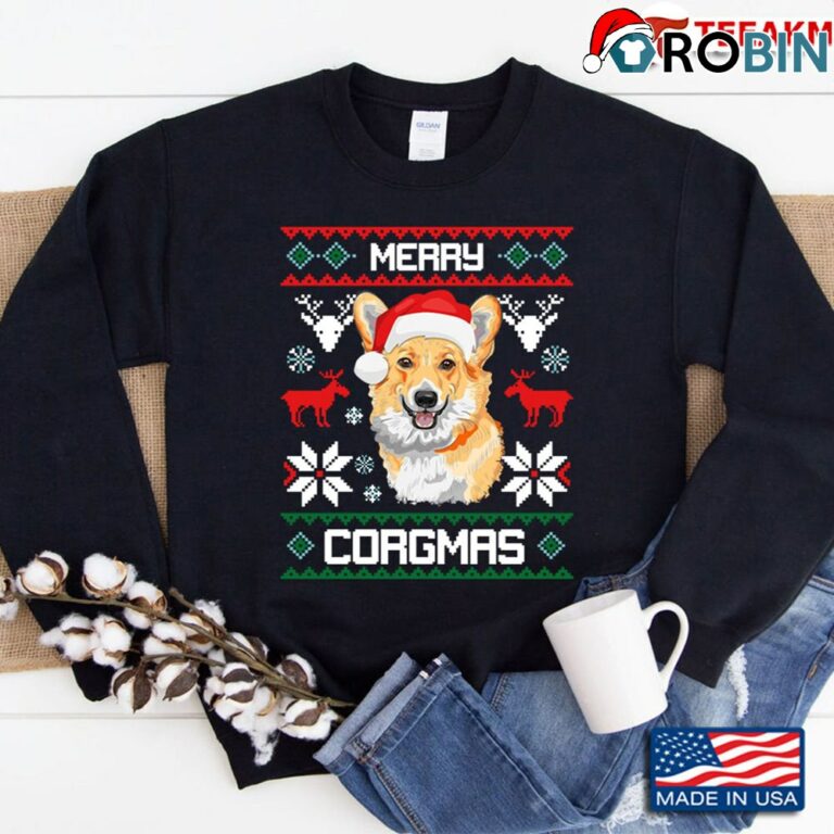 Corgi Ugly Christmas Sweatshirt