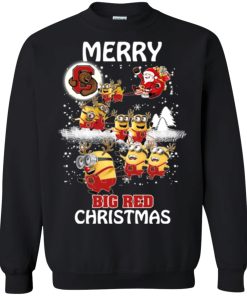 Cornell Big Red Minion Ugly Christmas Sweater