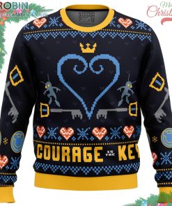 courage is the key kingdom hearts ugly christmas sweater 189 tf54K