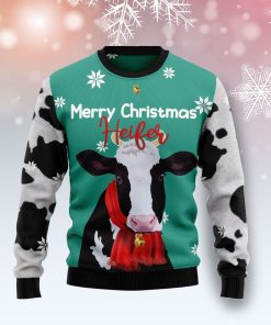 Cow Christmas Ugly Sweatshirt, Sweater