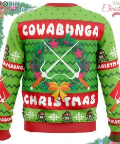 Cowabunga Raphael Christmas Teenage Mutant Ninja Turtles Ugly Christmas Sweater