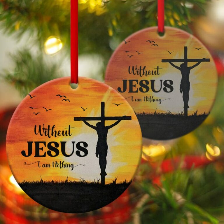 Cross Circle Ornament Jesus Is My Everything