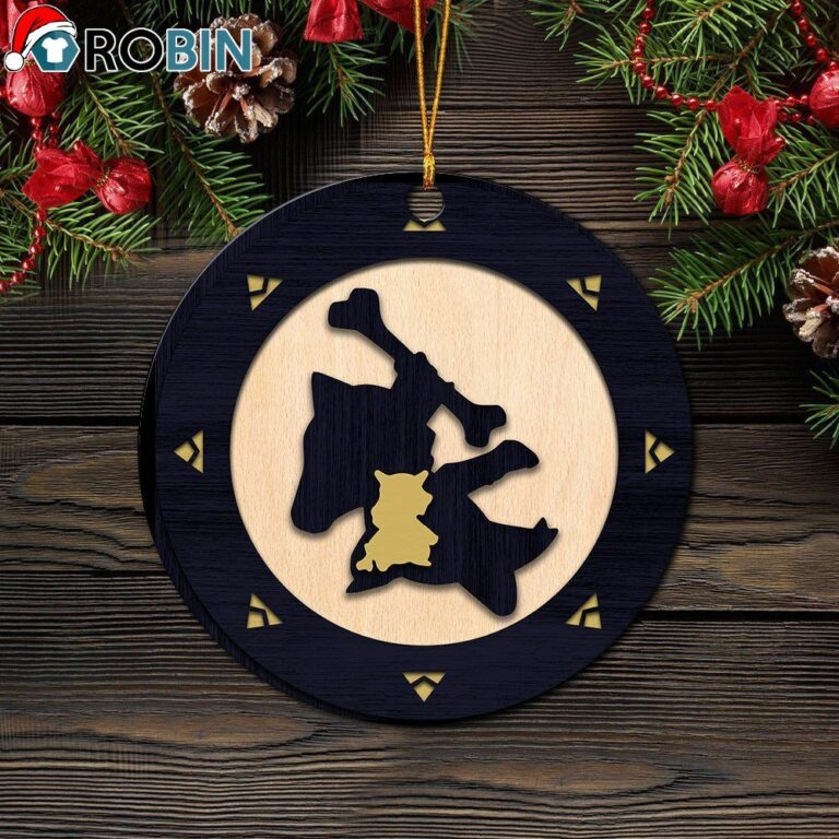 Cubone Evolution Pokemon Circle Ornament – Christmas Decorations
