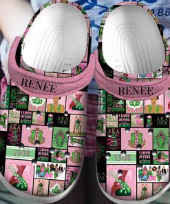 Custom Alpha Kappa Alpha AKA 1908 Crocs Classic Clogs Shoes Custom Alpha Kappa Alpha AKA 1908 Crocs Classic Clogs Shoes