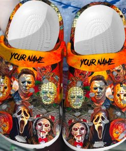 Custom Horror Movies Halloween Crocs Classic Clogs Shoes