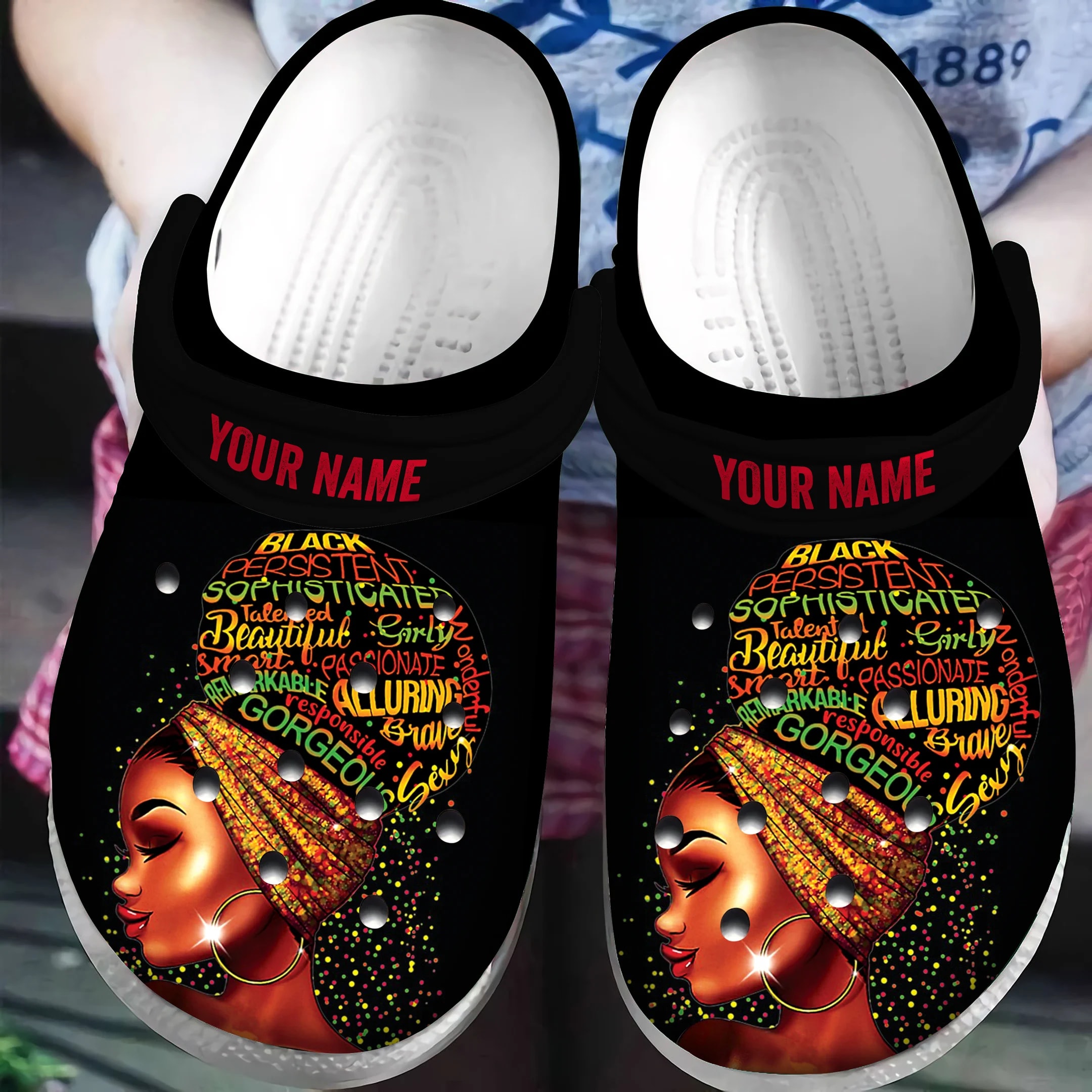 Custom I Am Black Women African American Classic Clog, Unisex Crocs ...