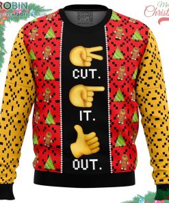 Cut It Out. Full House Ugly Christmas Sweater
