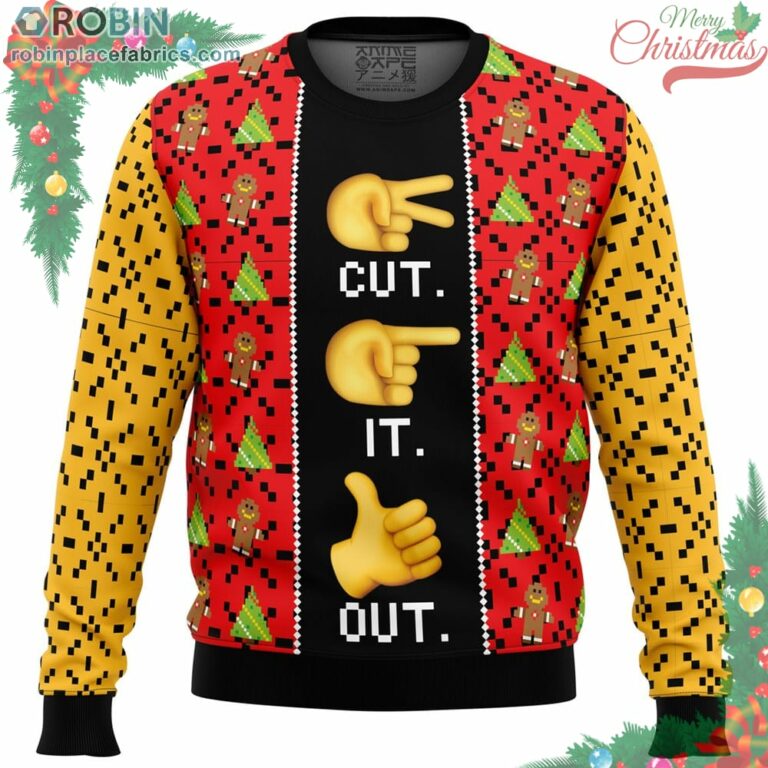 Cut It Out. Full House Ugly Christmas Sweater