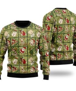 cute christmas pattern christmas ugly sweatshirt sweater 1 kzi7sy