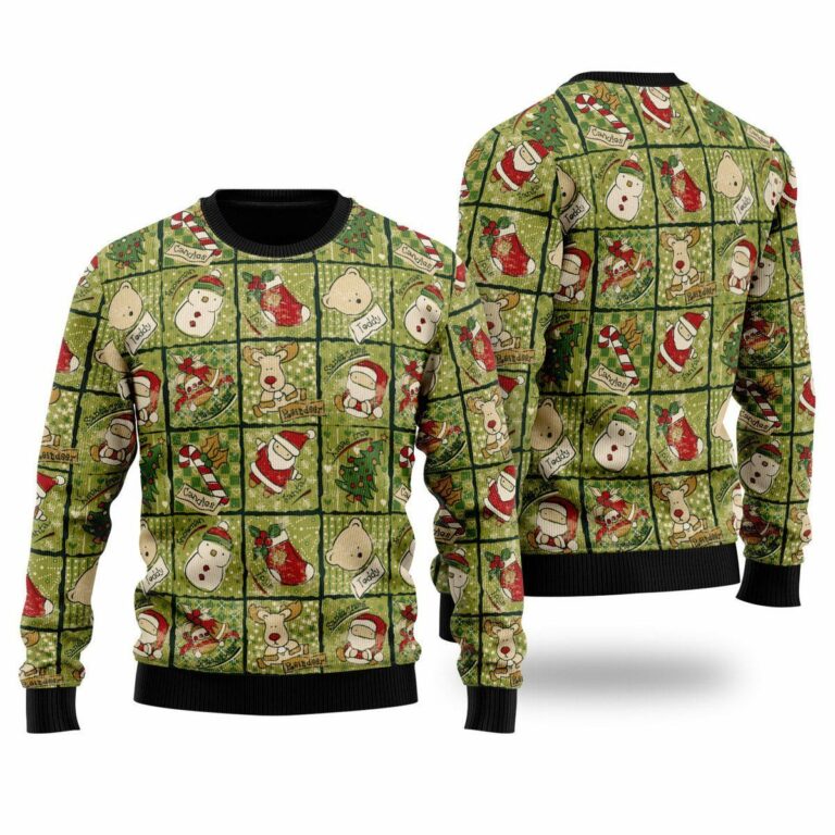 Cute Christmas Pattern Christmas Ugly Sweatshirt, Sweater