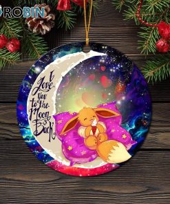 cute eevee pokemon sleep night love you to the moon galaxy ornament christmas decorations 1 e2mw1g